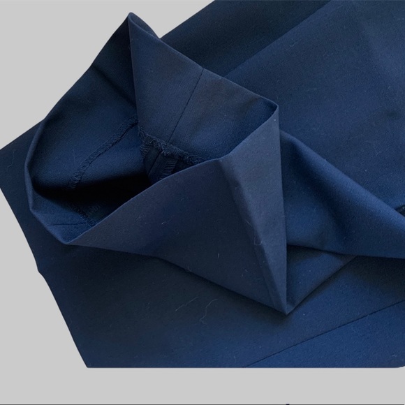 Navy Blue Dress Pants Womens 10 Doc & Amelia Classic Fit Career Occupation New - Picture 7 of 14